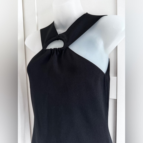 REISS Katya D-Ring Halterneck Top in Black Size Small - Picture 10 of 16